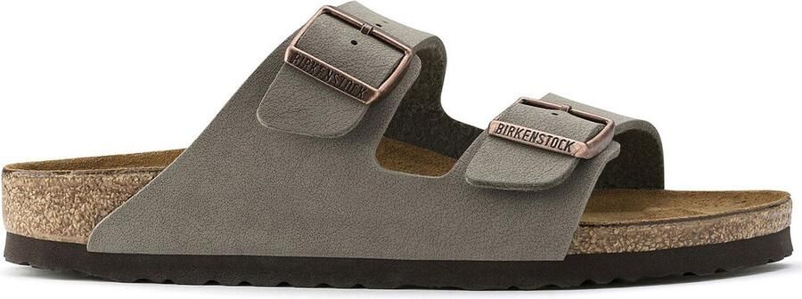 Birkenstock Arizona Slippers en Sandalen Grijs Nubuck - Foto 12
