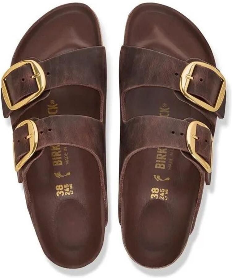 Birkenstock Arizona Big Buckle Oiled Leather Habana Narrow
