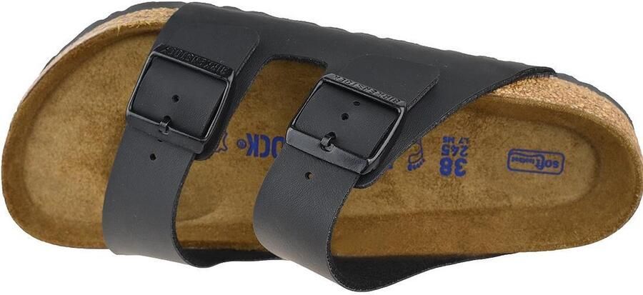 Birkenstock Arizona Slippers Black Regular fit | Zwart | Imitatieleer - Foto 5