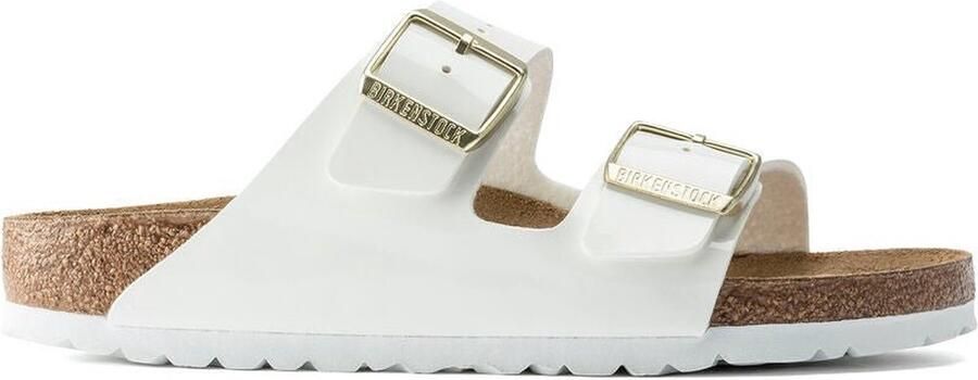 Birkenstock Klassieke Dames Sandaal met Dubbele Band White