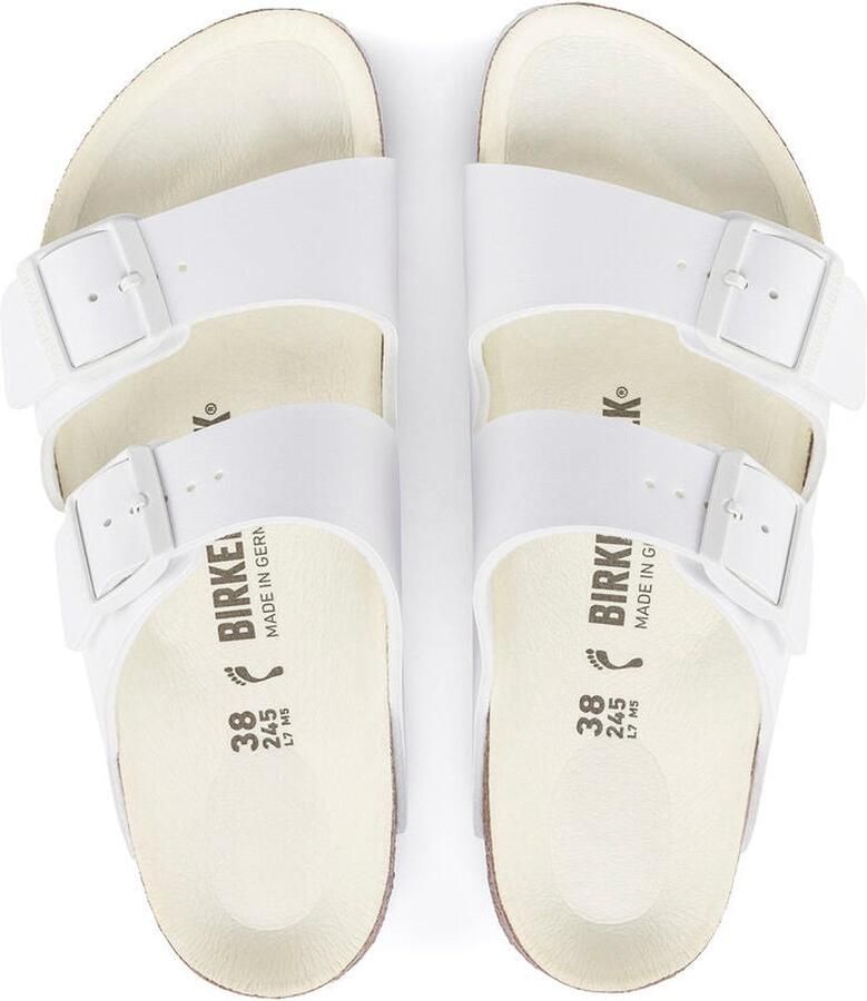 Birkenstock Klassieke Dames Sandaal met Dubbele Band White Dames - Foto 6