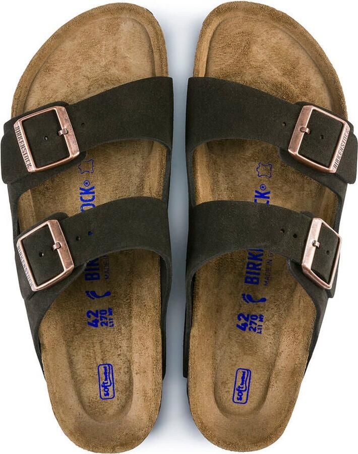 Birkenstock Arizona BS heren sandaal Bruin - Foto 4