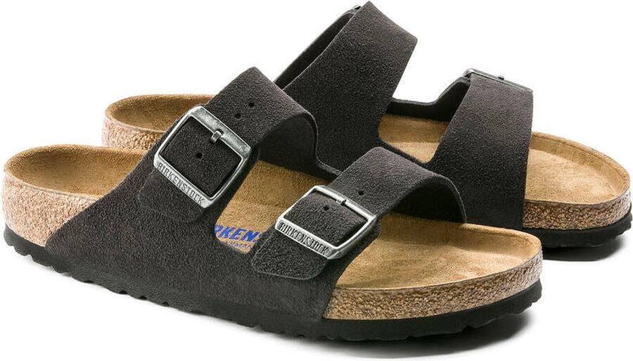 Birkenstock Arizona BS heren sandaal grijs - Foto 5