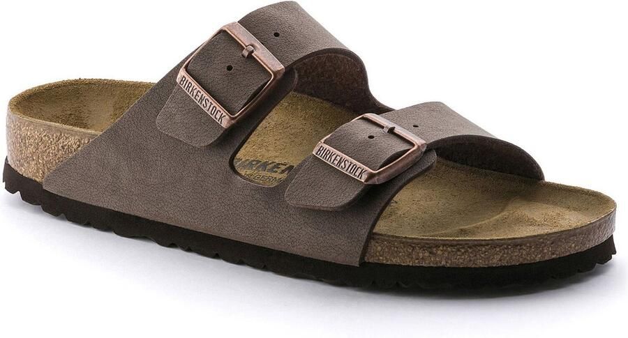 Birkenstock Slippers van echt leer met brede riempjes model 'ARIZONA' - Foto 13