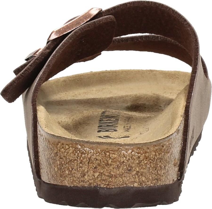 Birkenstock Slippers van echt leer met brede riempjes model 'ARIZONA' - Foto 5