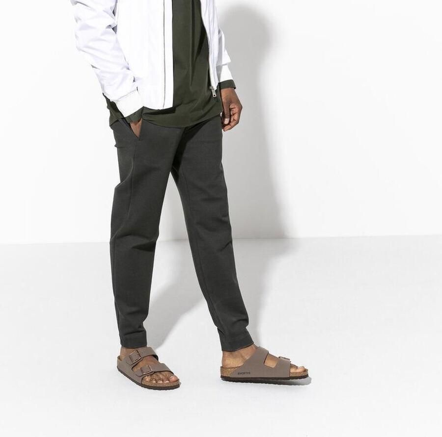 Birkenstock Slippers van echt leer met brede riempjes model 'ARIZONA' - Foto 4