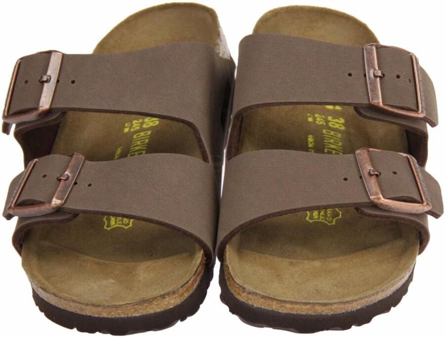 Birkenstock Slippers van echt leer met brede riempjes model 'ARIZONA' - Foto 10
