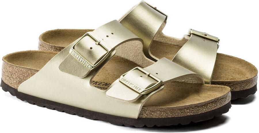 BIRKENSTOCK Slippers Arizona Maat: 42 Materiaal: Leatherlook Kleur: Goud - Foto 13