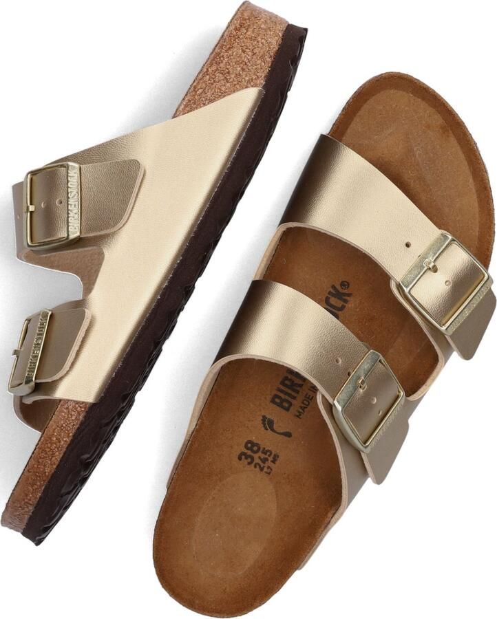 BIRKENSTOCK Slippers Arizona Maat: 42 Materiaal: Leatherlook Kleur: Goud - Foto 11