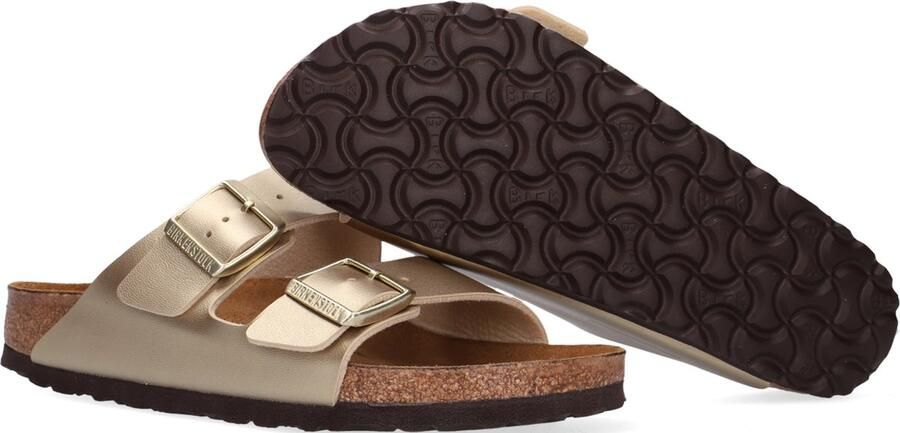 BIRKENSTOCK Slippers Arizona Maat: 42 Materiaal: Leatherlook Kleur: Goud - Foto 16