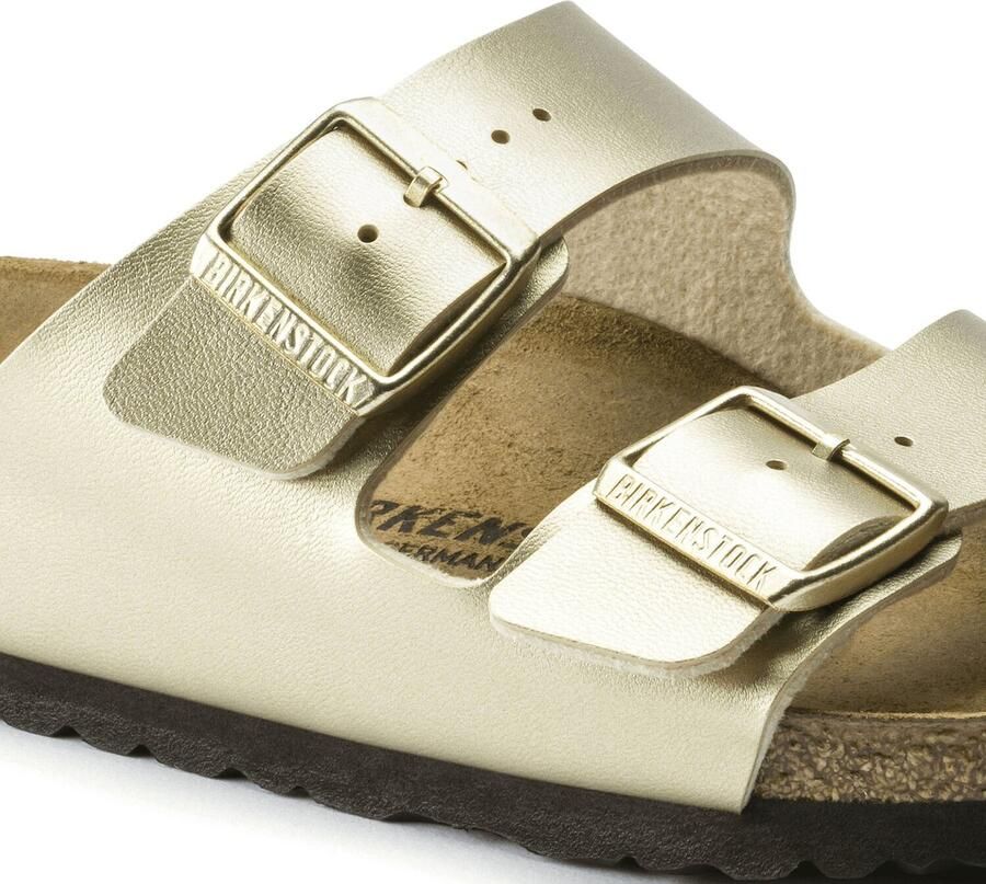 BIRKENSTOCK Slippers Arizona Maat: 42 Materiaal: Leatherlook Kleur: Goud - Foto 6