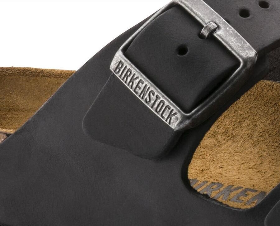 Birkenstock Arizona Slippers Black Narrow fit | Zwart | Nubuck - Foto 6