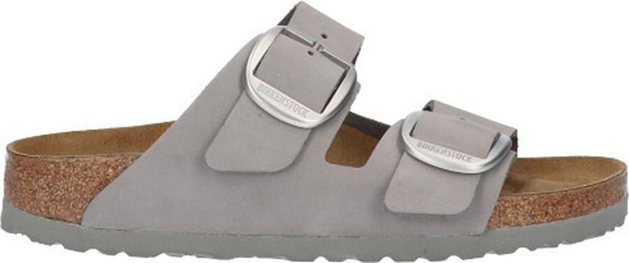 Birkenstock Arizona Dames Slippers Dove Gray Narrow fit | Grijs | Nubuck - Foto 3