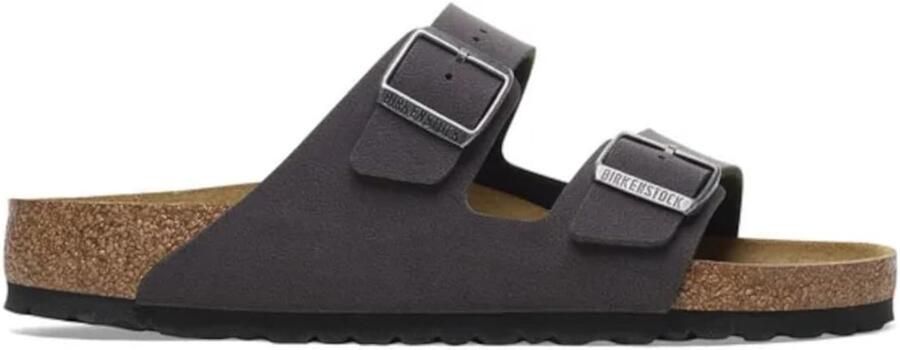 BIRKENSTOCK Slippers Arizona Leer Grijs