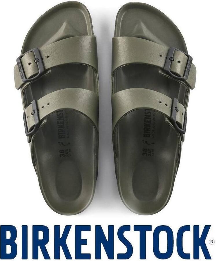 Birkenstock Arizona EVA Unisex Slippers Small fit Khaki - Foto 12