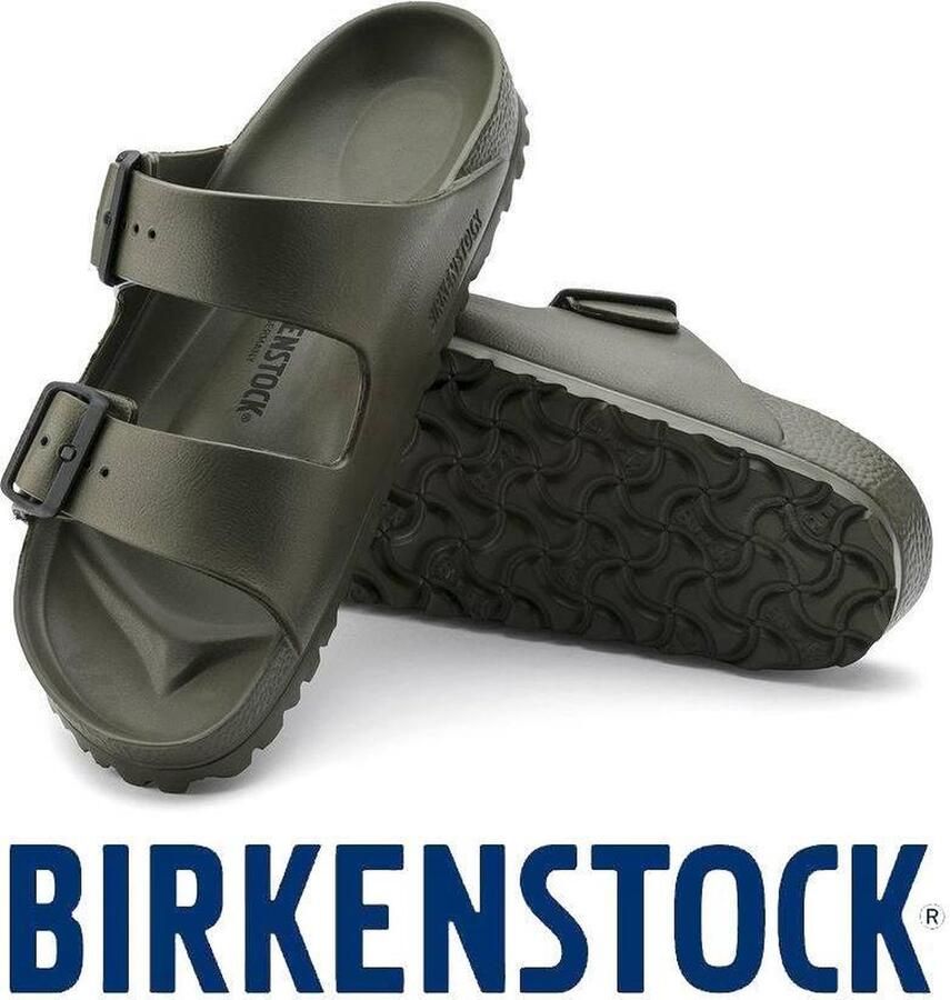 Birkenstock Arizona EVA Unisex Slippers Small fit Khaki - Foto 4