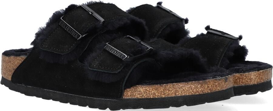 Birkenstock Arizona Shearling Slippers Black Narrow fit | Zwart | Suède - Foto 12