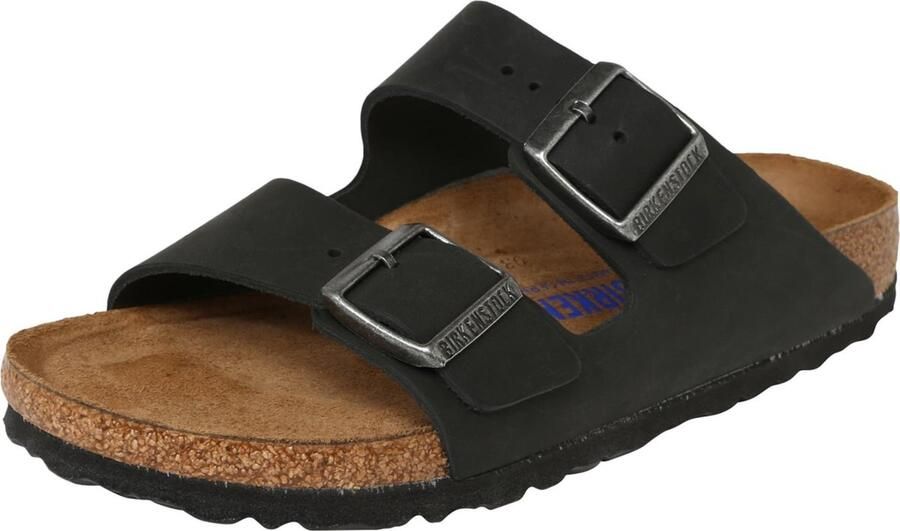 Birkenstock Sandalen Arizona Soft Footbed Birko-Flor Black Dames