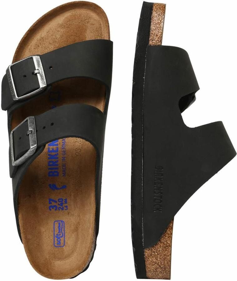 Birkenstock Arizona FL WB Narrow Unisex Slippers Black - Foto 6