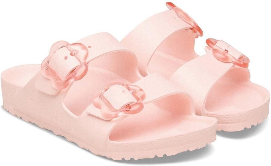 Birkenstock Kid's Arizona Flower EVA Sandalen Narrow roze