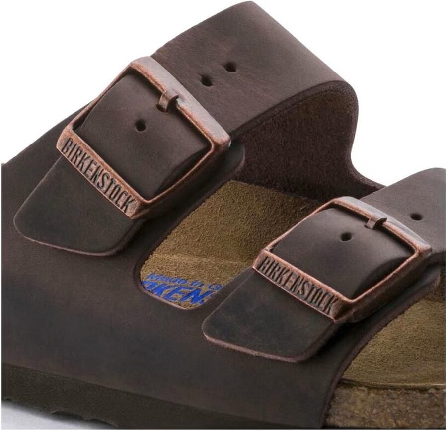 Birkenstock Arizona Slippers Habana Regular-fit Bruin Nubuck - Foto 2