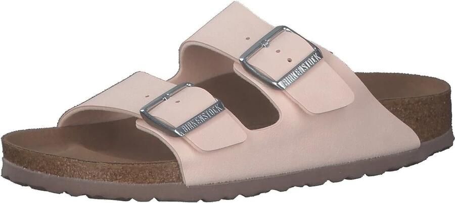 Birkenstock Arizona Tex Canvas Veg Faded Khaki Slides & sandalen 1023958