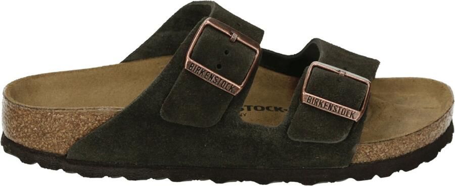 BIRKENSTOCK Slippers Arizona Maat: 43 Materiaal: Leer Kleur: Bruin - Foto 3