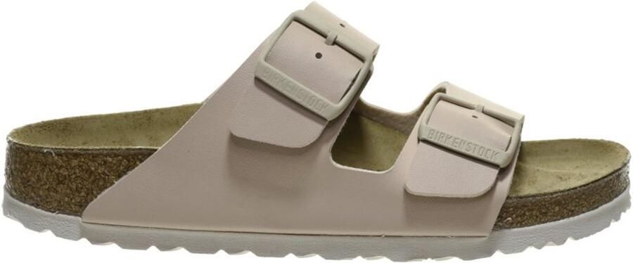 BIRKENSTOCK Arizona Birko-Flor new beige narrow Beige Synthetisch Platte sandalen Dames - Foto 8