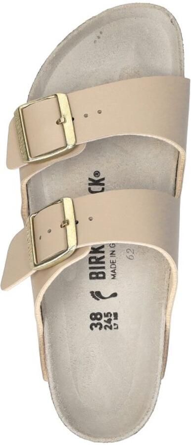 Birkenstock Women's Arizona BS Birko-Flor Triples Sandalen Narrow beige - Foto 2