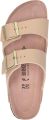 Birkenstock Women's Arizona BS Birko-Flor Triples Sandalen Narrow beige - Roze