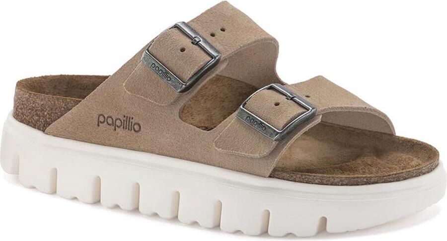 Birkenstock Chunky warme sandaal suède leer Arizona Narrow
