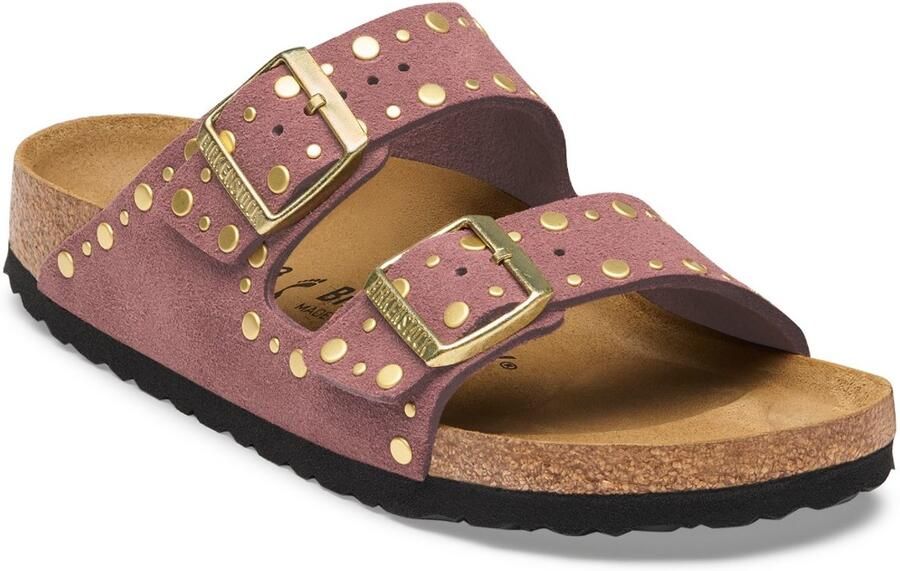 Birkenstock ARIZONA RIVET PEPPER SUÈDE NARROW-41(4067708174286)