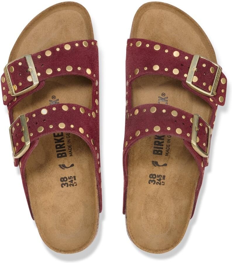 Birkenstock ARIZONA RIVET ZINFANDEL SUÈDE NARROW-36(4067707386321)