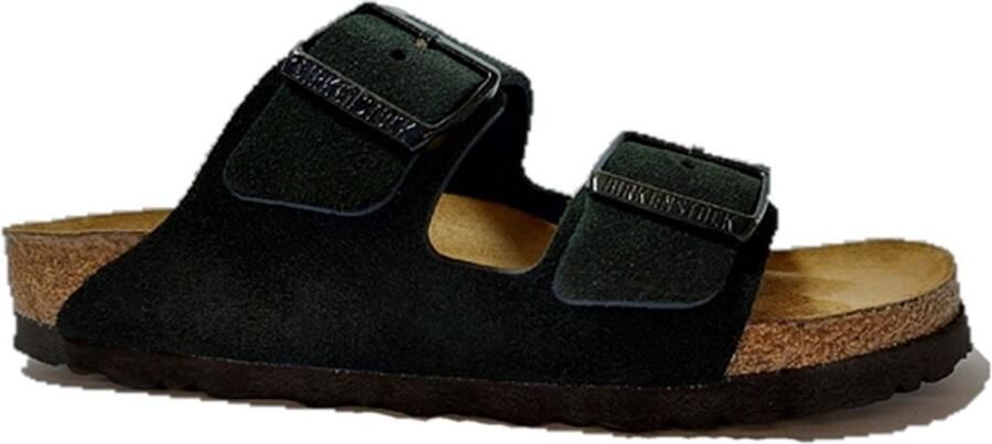 Birkenstock Arizona zwart suède zacht voetbed narrow sandalen uni (951323) - Foto 18
