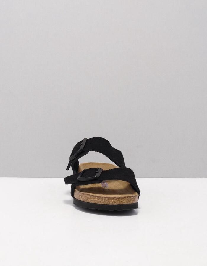 Birkenstock Arizona zwart suède zacht voetbed narrow sandalen uni (951323) - Foto 13