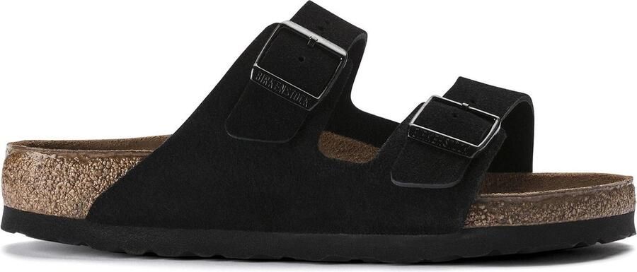 Birkenstock Arizona zwart suède zacht voetbed narrow sandalen uni (951323) - Foto 19