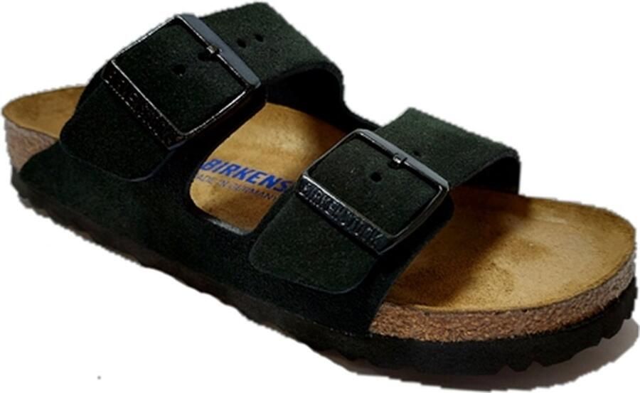 Birkenstock Arizona zwart suède zacht voetbed narrow sandalen uni (951323) - Foto 15