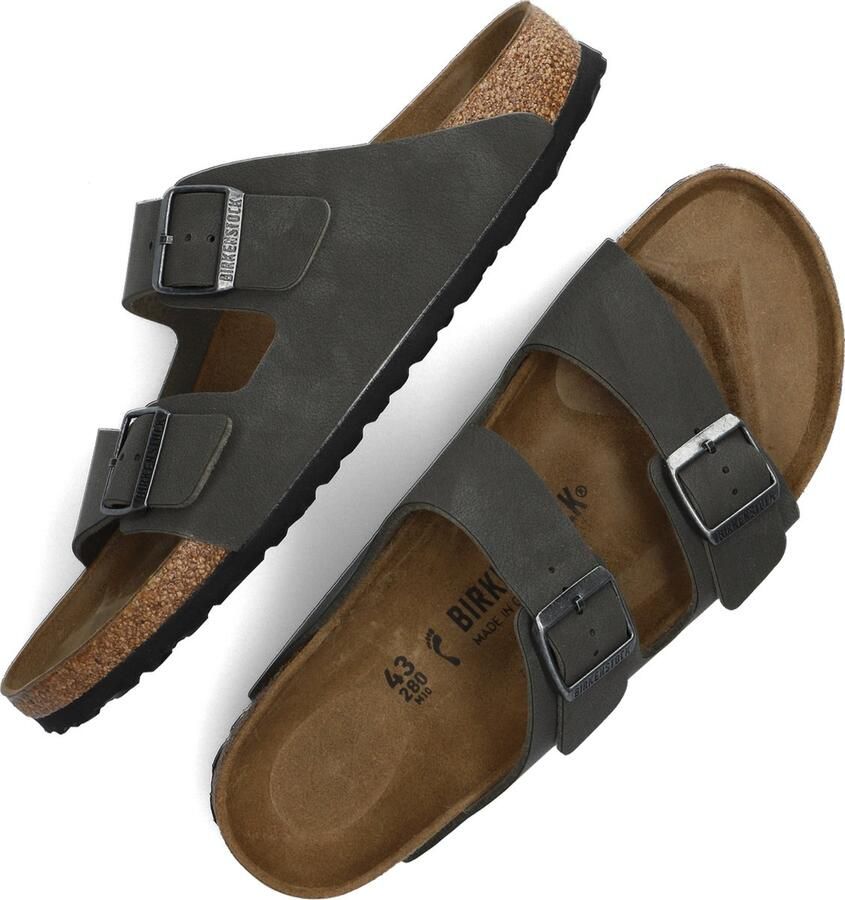Birkenstock Arizona Slippers Emerald Green Narrow fit | Groen | Imitatieleer - Foto 4