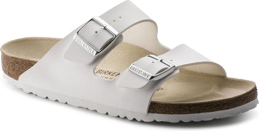 Birkenstock Slippers ARIZONA BF in schoenwijdte smal met ergonomisch gevormd voetbed