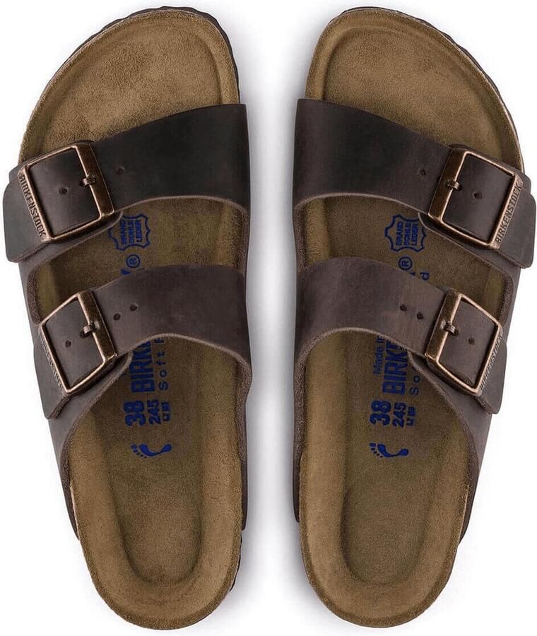 Birkenstock Arizona Slippers Habana Regular-fit Bruin Nubuck - Foto 3