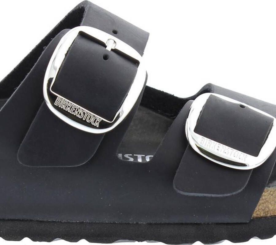 Birkenstock ssandalen Arizona Big Buckle Natural Leather Oiled Etroit Zwart - Foto 6