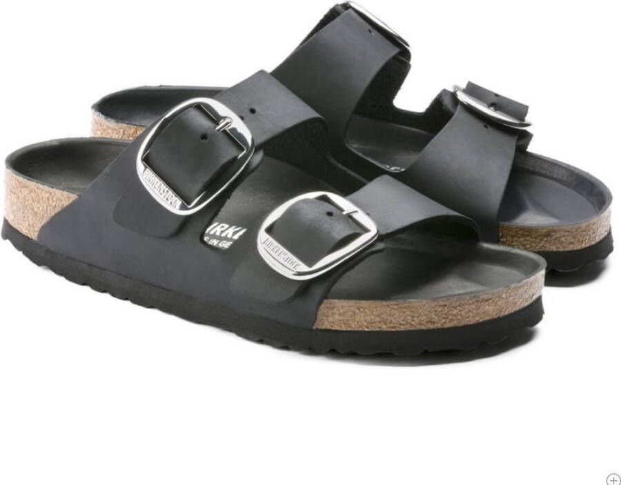 Birkenstock ssandalen Arizona Big Buckle Natural Leather Oiled Etroit Zwart - Foto 9