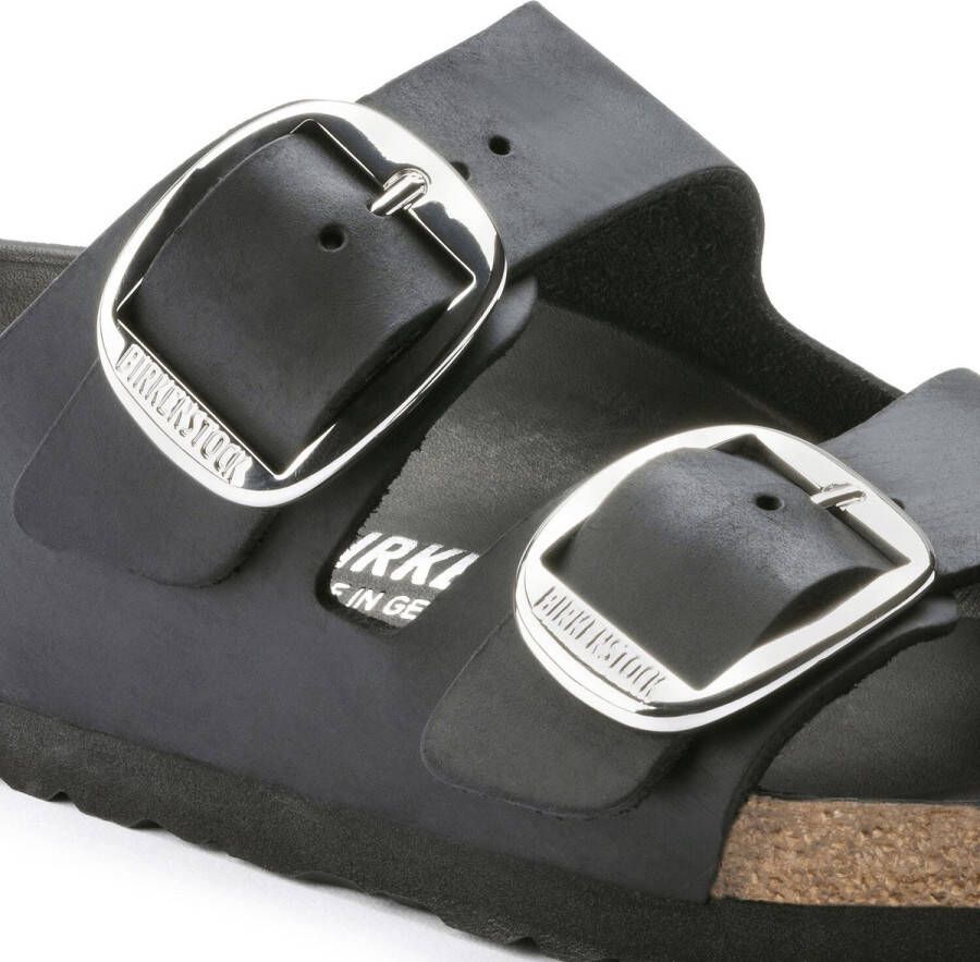Birkenstock ssandalen Arizona Big Buckle Natural Leather Oiled Etroit Zwart - Foto 4
