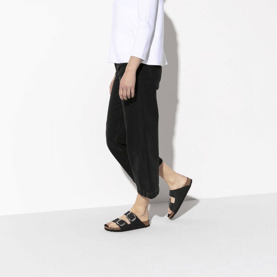 Birkenstock ssandalen Arizona Big Buckle Natural Leather Oiled Etroit Zwart - Foto 3