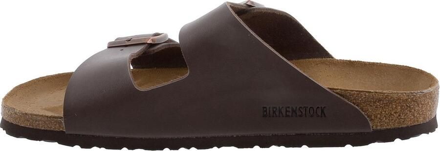 Birkenstock Platte sandalen Arizona Birko-Flor Narrow Dark Brown - Foto 11