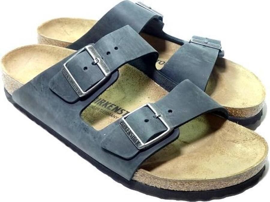 Birkenstock Arizona Slippers Black Narrow fit | Zwart | Nubuck - Foto 8