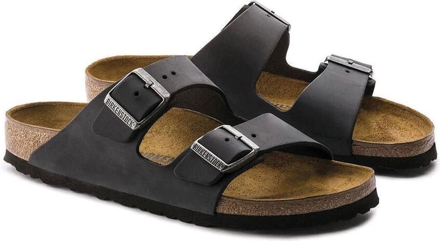 Birkenstock Arizona Slippers Black Narrow fit | Zwart | Nubuck - Foto 11