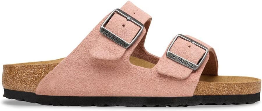 BIRKENSTOCK Arizona Pink Clay narrow fit Suede Dames - Foto 3