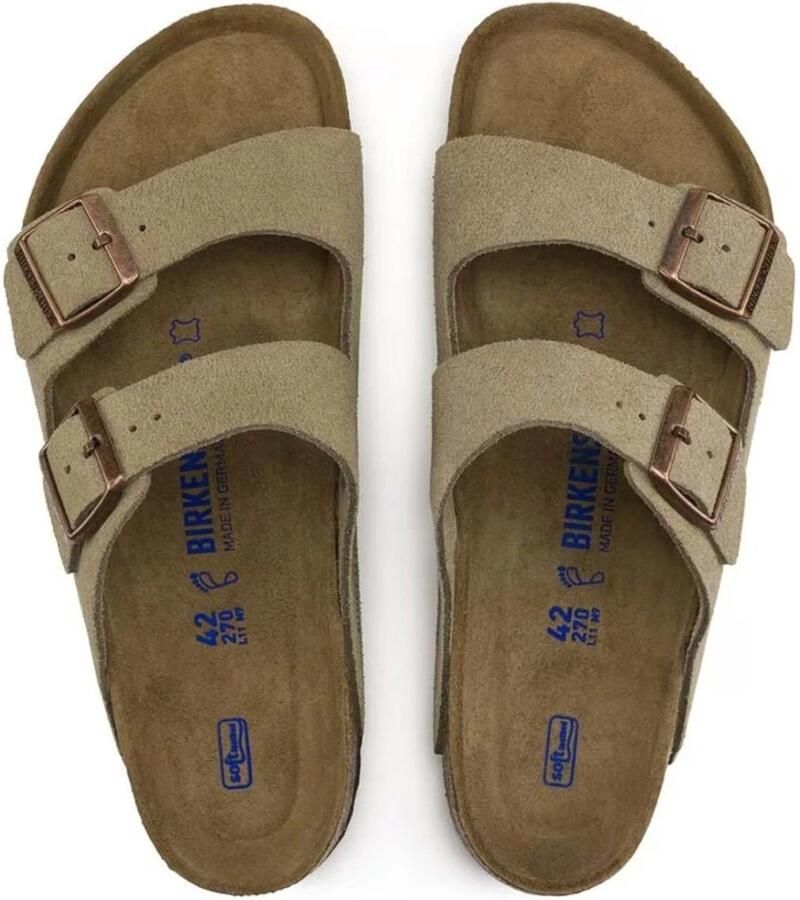 Birkenstock ARIZONA SUÈDE TAUPE NARROW-36(4013871044277)