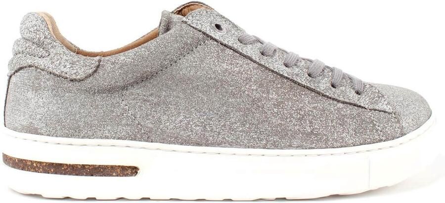 Birkenstock Bend Low Dames Sneakers Silver Metallic Narrow-fit Zilver Suède - Foto 7